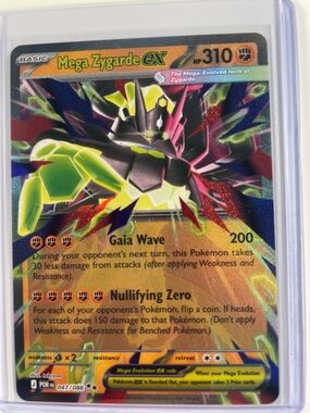 Pokemon Mega Zygarde EX Holo - Black, Green, Yellow